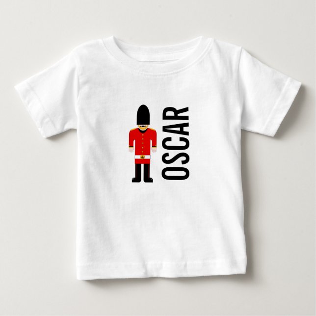 British Soldier Gerber Baby Vest Tee (Framsida)