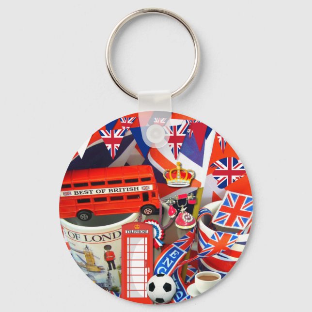 British Souvenirs Nyckelring (Framsida)