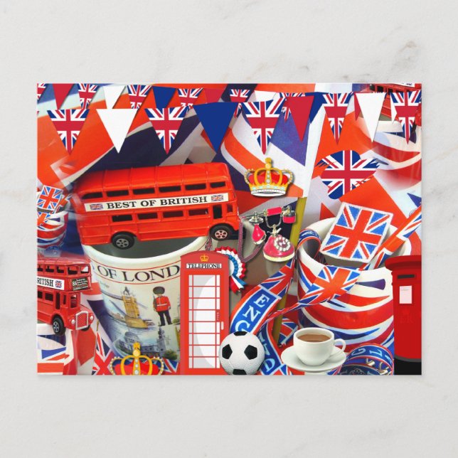 British Souvenirs Vykort (Framsida)
