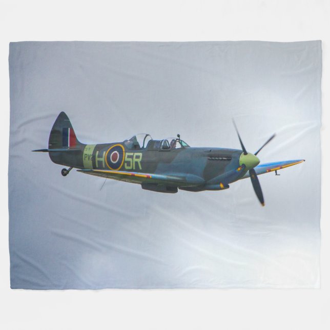BRITISH SPITFIRE FLEECEFILT (Framsidan (Horisontell))