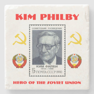 British Spy Kim Philby, Hero från Sovjetunionen Stenunderlägg