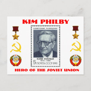 British Spy Kim Philby, Hero of the Sovjetunionen Vykort