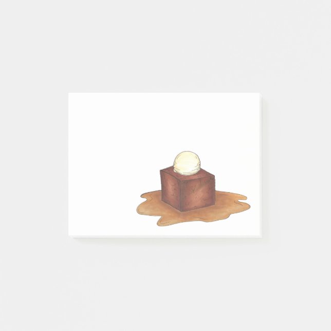 British Sticky Toffee Pudding Dessert Post-its Post-it Block (Framsida)