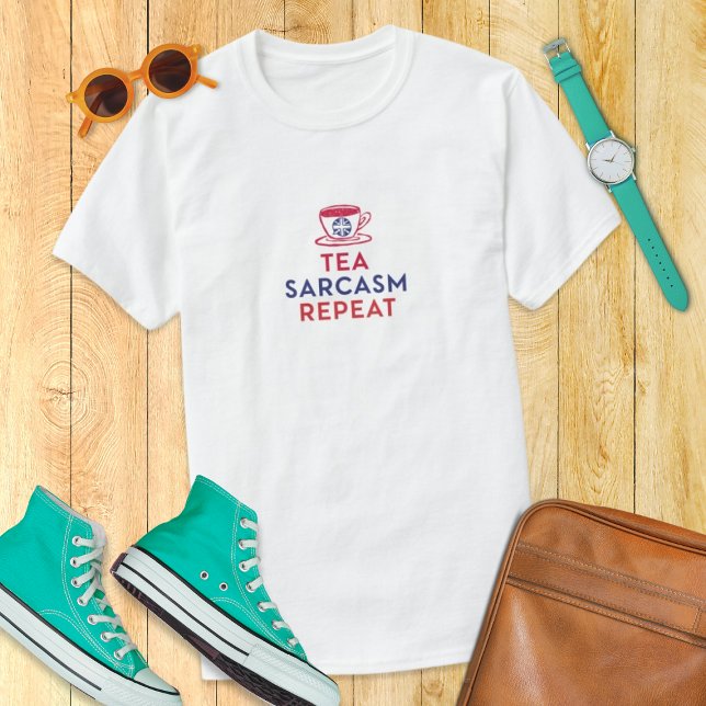 British Tea Kopp Funny London England Souvenir T Shirt (Skapare uppladdad)