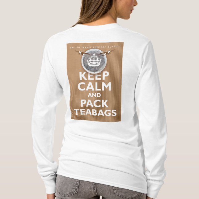 British Teabag Advice T-shirt (Baksida)
