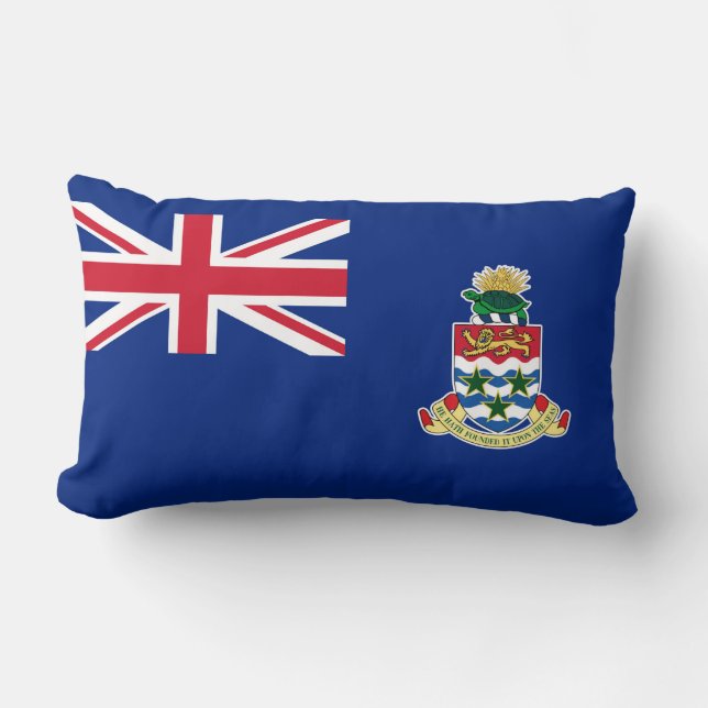 British Territory Cayman Island Flagga Pillow Lumbarkudde (Framsida)