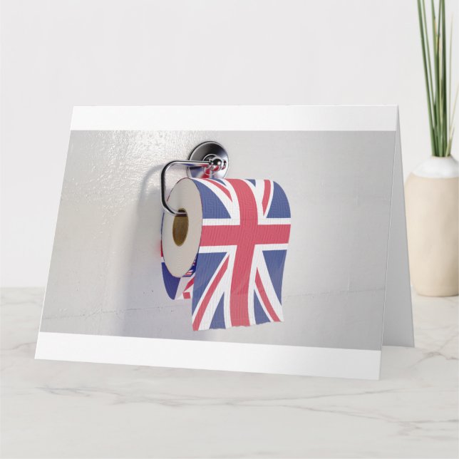British Toilet Papper Kort (Framsida)