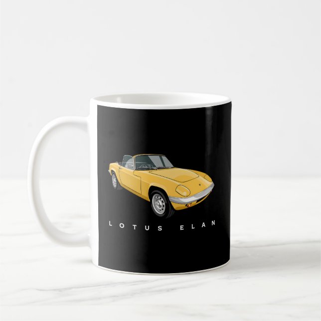 British Toppen Cars Lotus Elan Kaffemugg (Vänster)