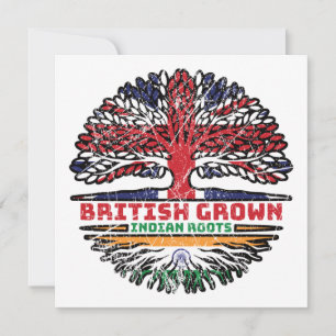 British Träd Roots, Indien, Förenade kungariket Kort