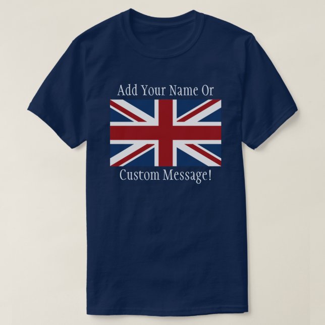British UK Flagga T-Shirt (Design framsida)
