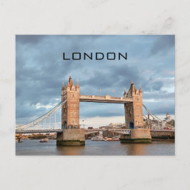 British UK London Torn Bridge Boats Travel Vykort