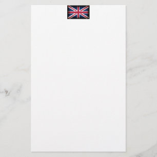 British Union Flagga Union Jack Patriotic Design Brevpapper