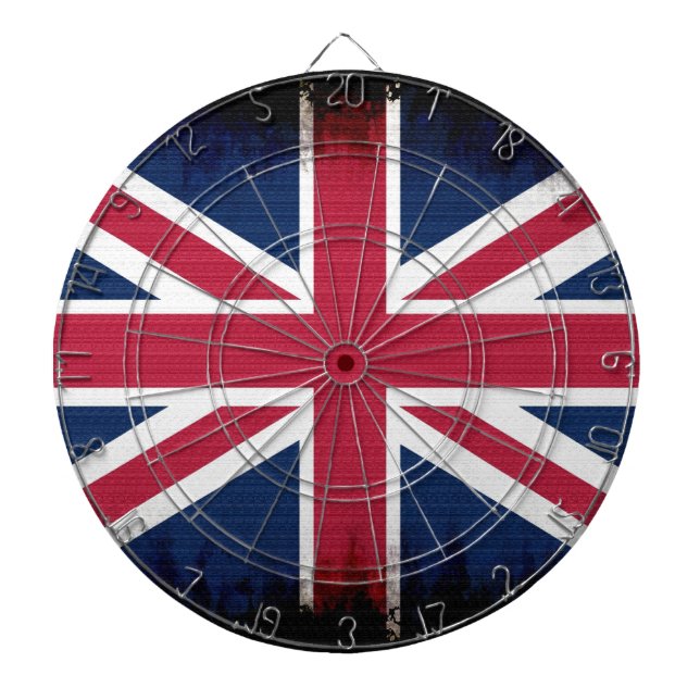 British Union Flagga Union Jack Patriotic Design Piltavla (Framsidan)