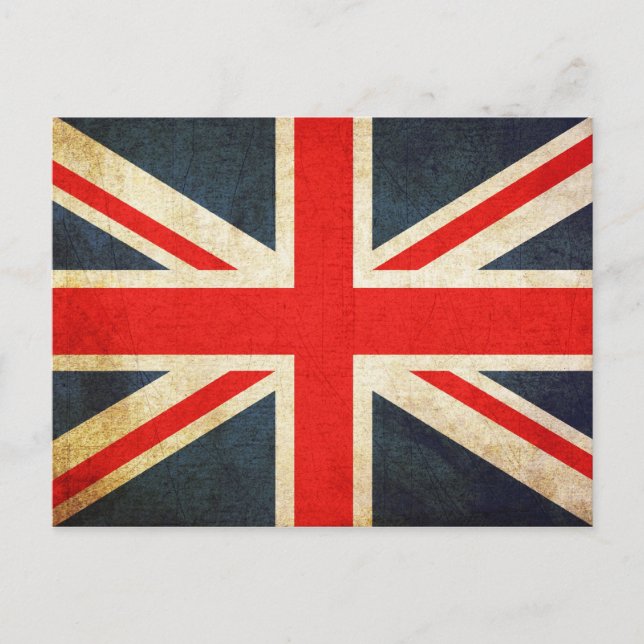 British Union Flagga Vykort (Framsida)
