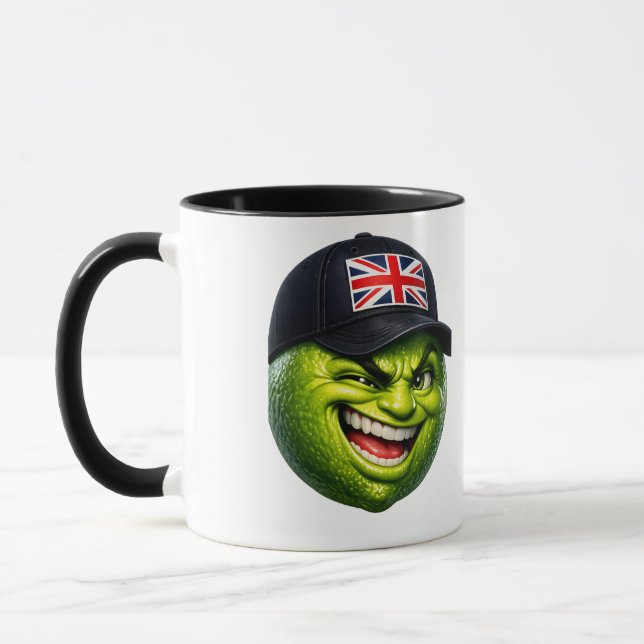 British Union Jack ceramic Mugg (Vänster)