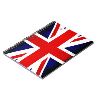 British Union Jack Flagga Anteckningsbok