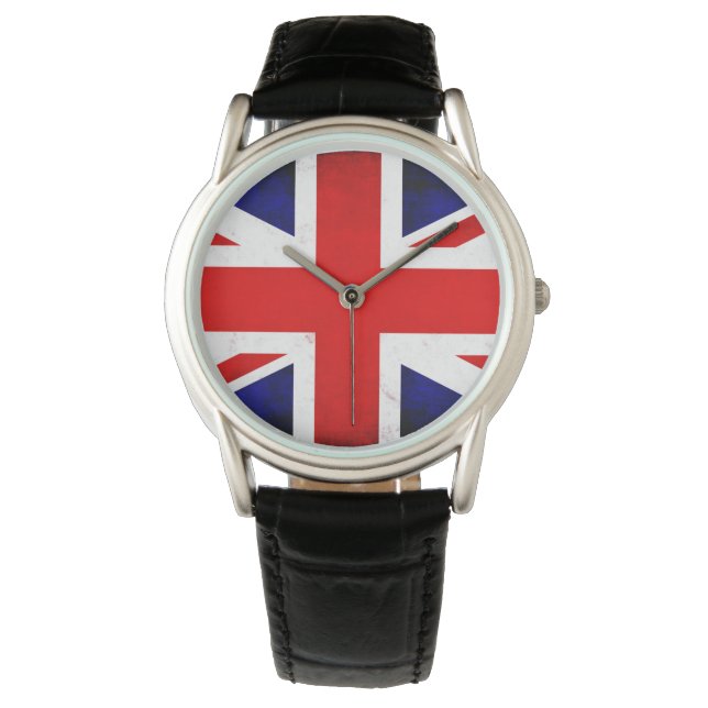 British Union Jack Flagga Armbandsur (Framsida)