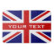 British Union Jack flagga badbadrumsmatta utan gli