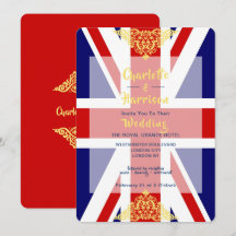 British Union Jack Flagga Destination Wedding