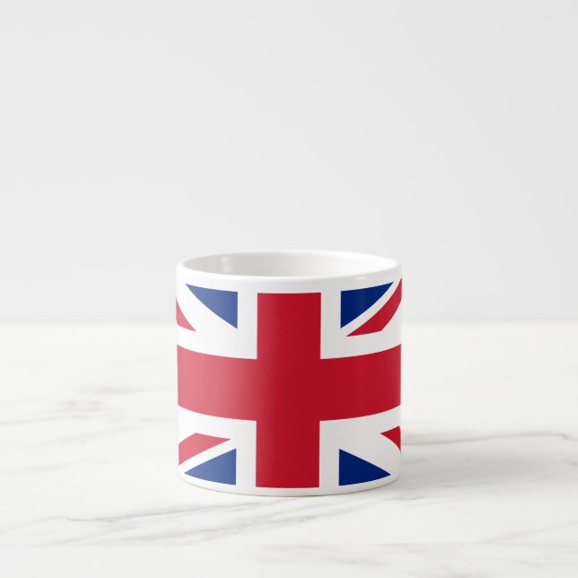 British Union Jack Flagga Espressomugg (Framsidan)