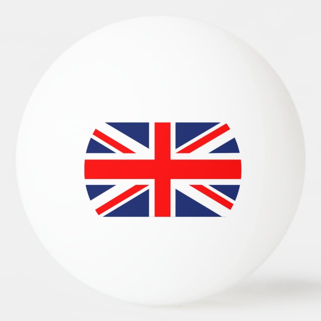 British Union Jack Flagga Pingisboll (Baksidan)