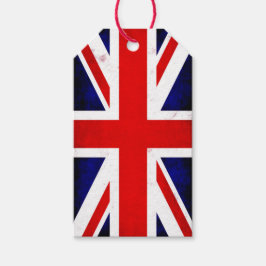 British Union Jack Flagga Presentetikett