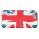 British Union Jack Flagga Vintage Worn Case-Mate iPhone Skal (Baksidan Horisontell)