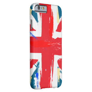 British Union Jack Flagga Vintage Worn Barely There iPhone 6 Fodral