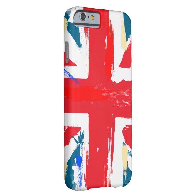 British Union Jack Flagga Vintage Worn Case-Mate iPhone Skal (Baksidan/Höger)