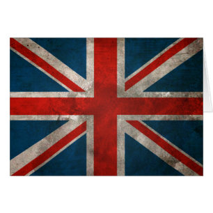 British Union Jack Hälsningskort