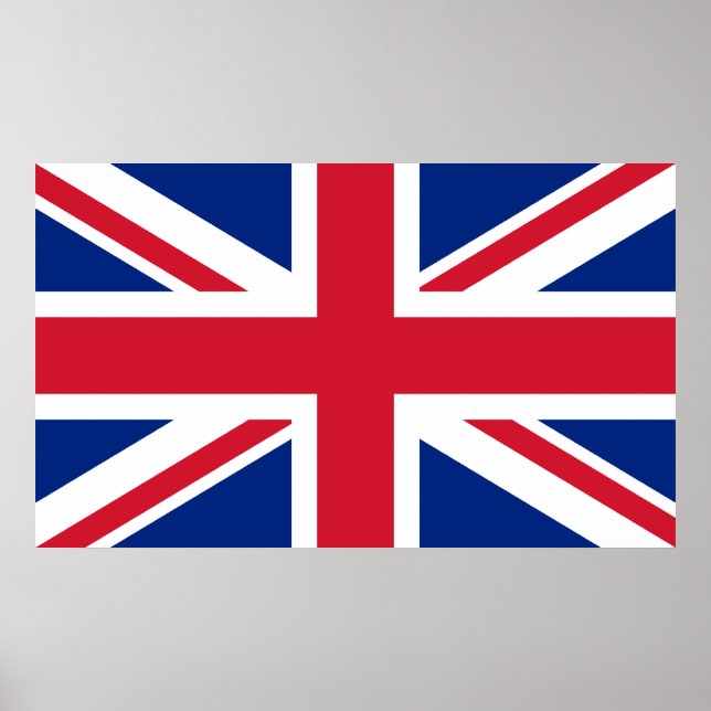 British Union Jack Poster (Framsidan)