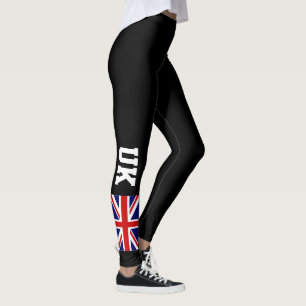 British Union Jack UK flagga anpassningsbar sport Leggings