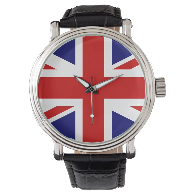 British Union Jack Watch Armbandsur (Framsida)