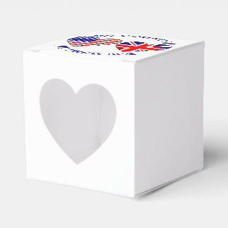 British USA Heart Flaggor Land Heritage Presentaskar
