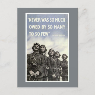 British Världskrig 2 Churchill Quote Vykort