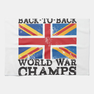 British Världskrig Victory Kökshandduk