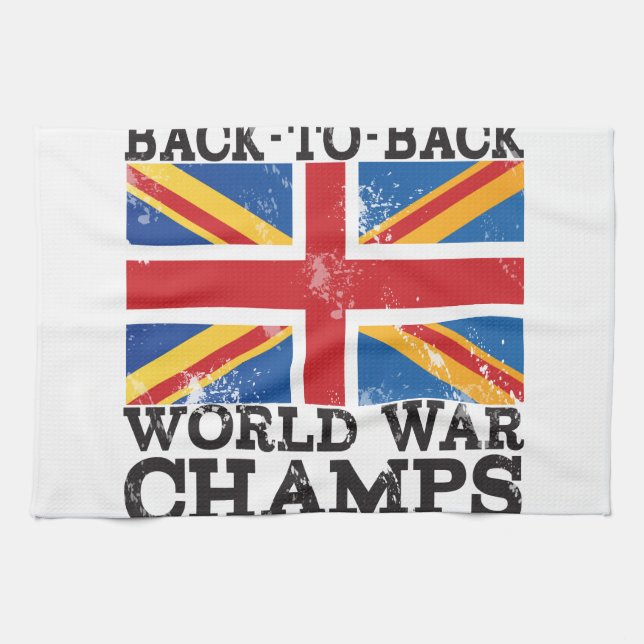 British Världskrig Victory Kökshandduk (Horisontell)