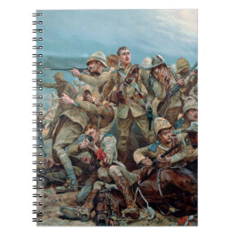 British Victorian Boer Krig målning Anteckningsbok