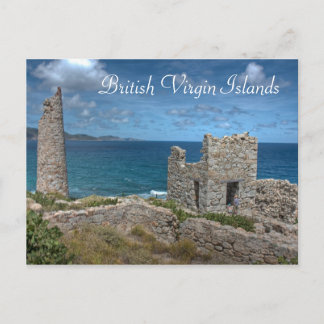 British Virgin Islands Castle Postcard Vykort