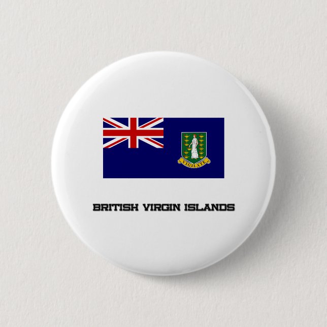 British Virgin Islands flagga Knapp (Framsida)