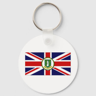 British Virgin Islands flagga Nyckelring