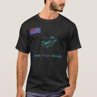 British Virgin Islands kartautslagsplats T-shirt