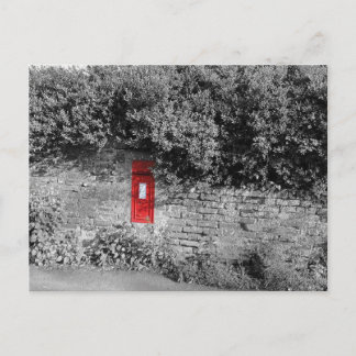 British wall brev box vykort