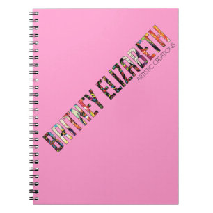 Britney Elizabeth logotyp Anteckningsbok
