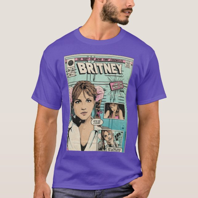 Britney Spears ba retro familj T Shirt (Framsida)
