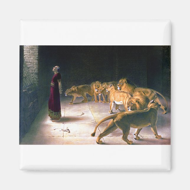 Briton Riviere Daniel's svar på Kung Magnet (Framsidan)