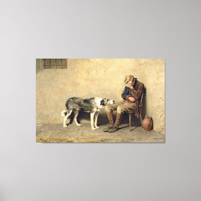 Briton Riviere - Fidelity Canvastryck (Framsida)