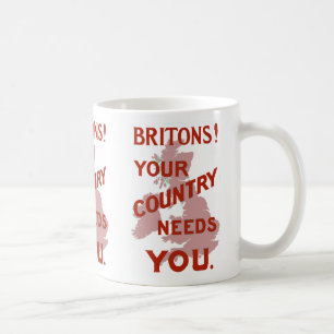 Britoner! Din Land behöver dig Kaffemugg