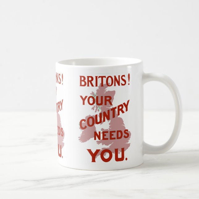 Britoner! Din Land behöver dig Kaffemugg (Höger)