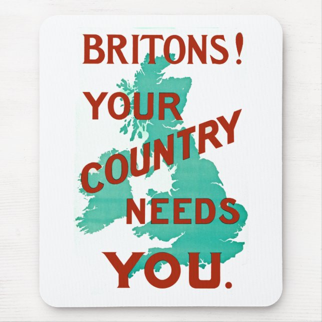 Britoner! Din Land behöver dig Musmatta (Framsidan)